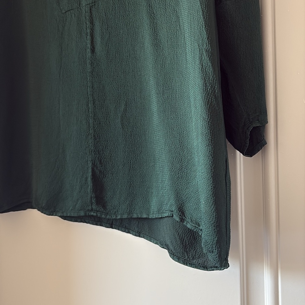 Everlane The Hammered Satin Balloon Sleeve Top - Picture 5 of 5